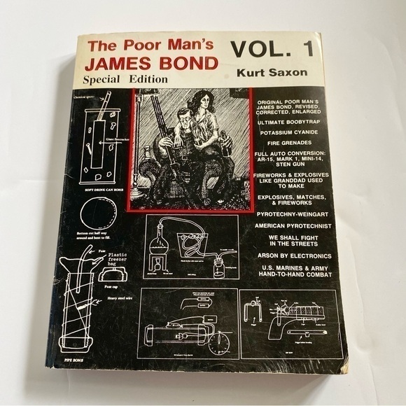 Vintage The Poor Man’s James Bond Paperback Book by Kurt Saxon - Picture 1 of 4